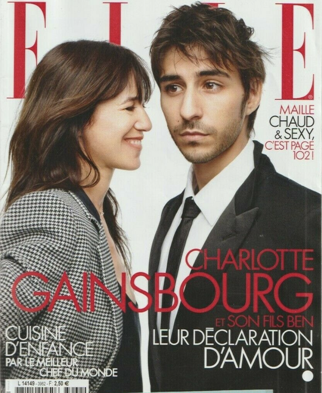 Couverture du Magazine ELLE de novembre 2021 mentionnant Marie-Claire Le Fevre et Maison Le Fevre