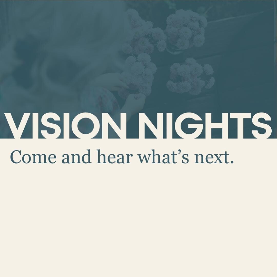 Join us for a Vision Night and come see who we are, what we're about, and where we are in the process of church planting. ⁠
⁠
Our first vision night of 2021 will be February 21st at 5:00 PM at Thrive Co-Working in Alpharetta (44 Milton Ave.)⁠
⁠
Child