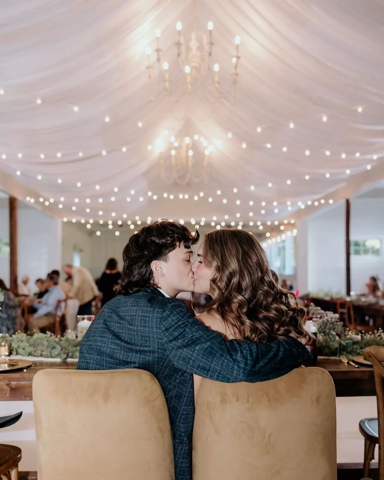 And two became one 🤍

Coordinating: @emeraldandivyweddings 
Ceiling Drapes: @emeraldandivyweddings 
Venue: @therosemaryvenue 
Photography: @h_nphotos 
Catering: @cristinasfinemex 
DJ: John Nyberg
Cake: Jenni Bailey
HAMU: @beautybygenna 

#weddingpla