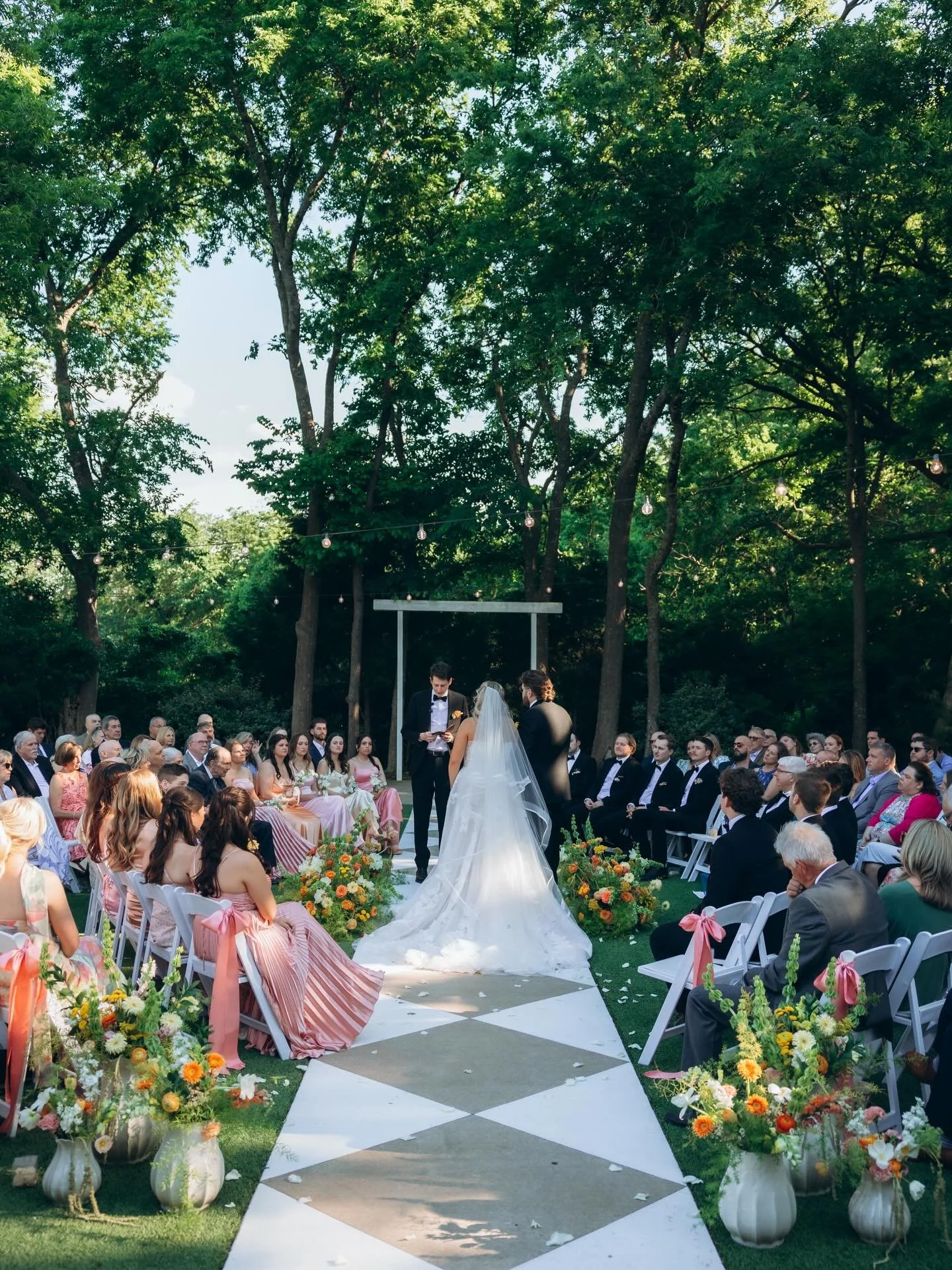 The MOST magical day for the sweetest couple ❤️

Absolutely obsessed is an understatement ✨

Planning + Ceiling Draping: @emeraldandivyweddings 
Venue: @therosemaryvenue
Photo + Video: @maclinphotoandfilm
Floral: @evergreenfloralstudio
Content Creato