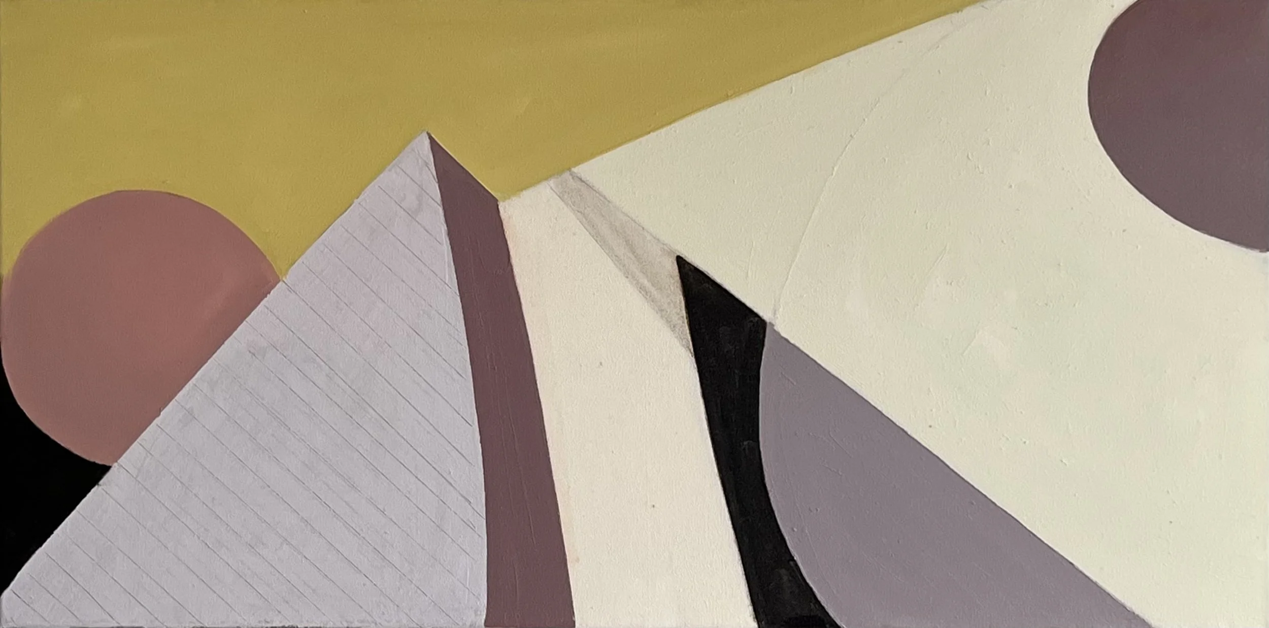 In memory of Fred Appel / oil on cotton, 40-80 cm