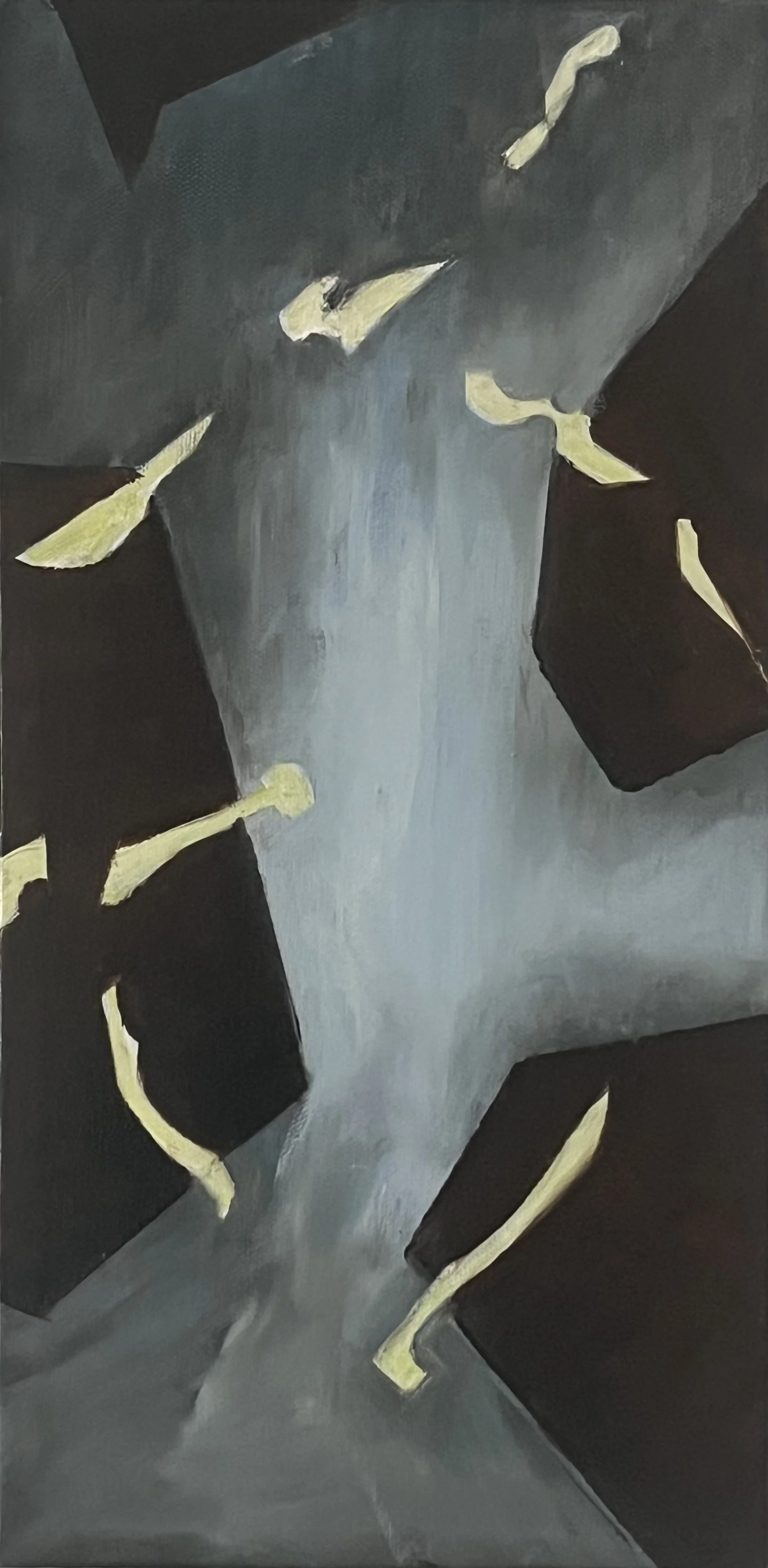 Nocturne, oil on Cotton // 40-20cm