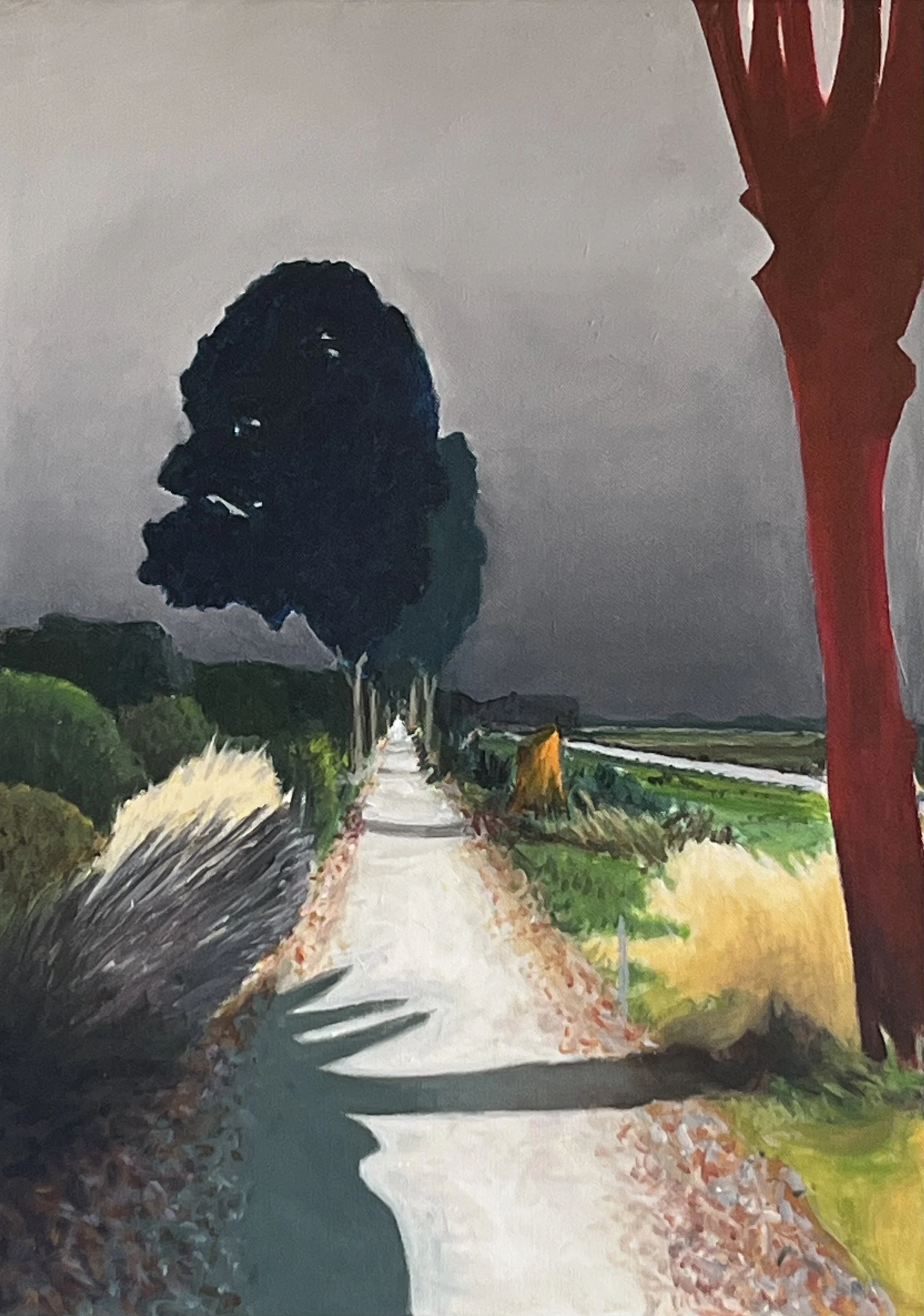 A small trunk left/ acrylloc on cotton / 70x50cm -2026