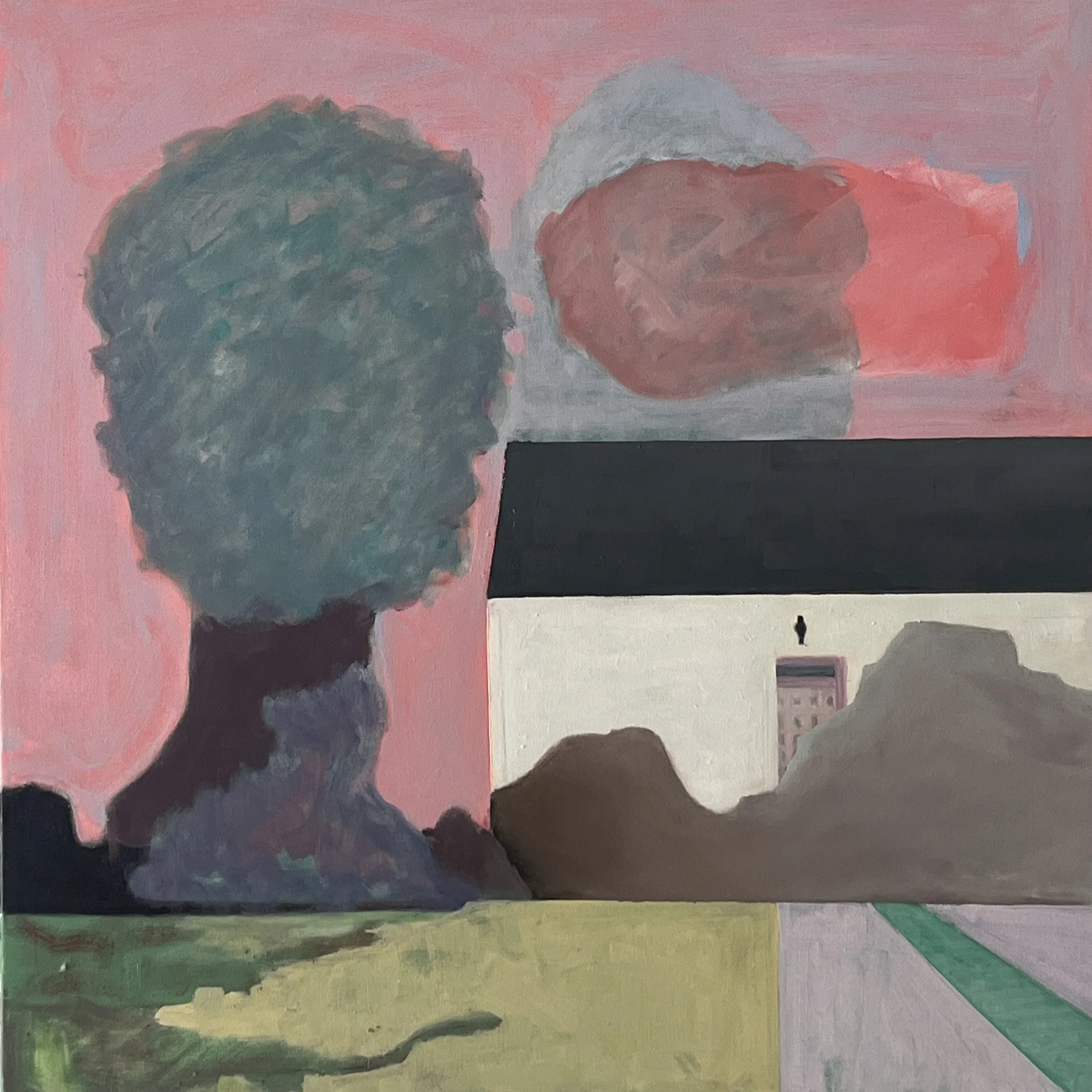 Flat square / oil on cotton / 70x70cm -2026