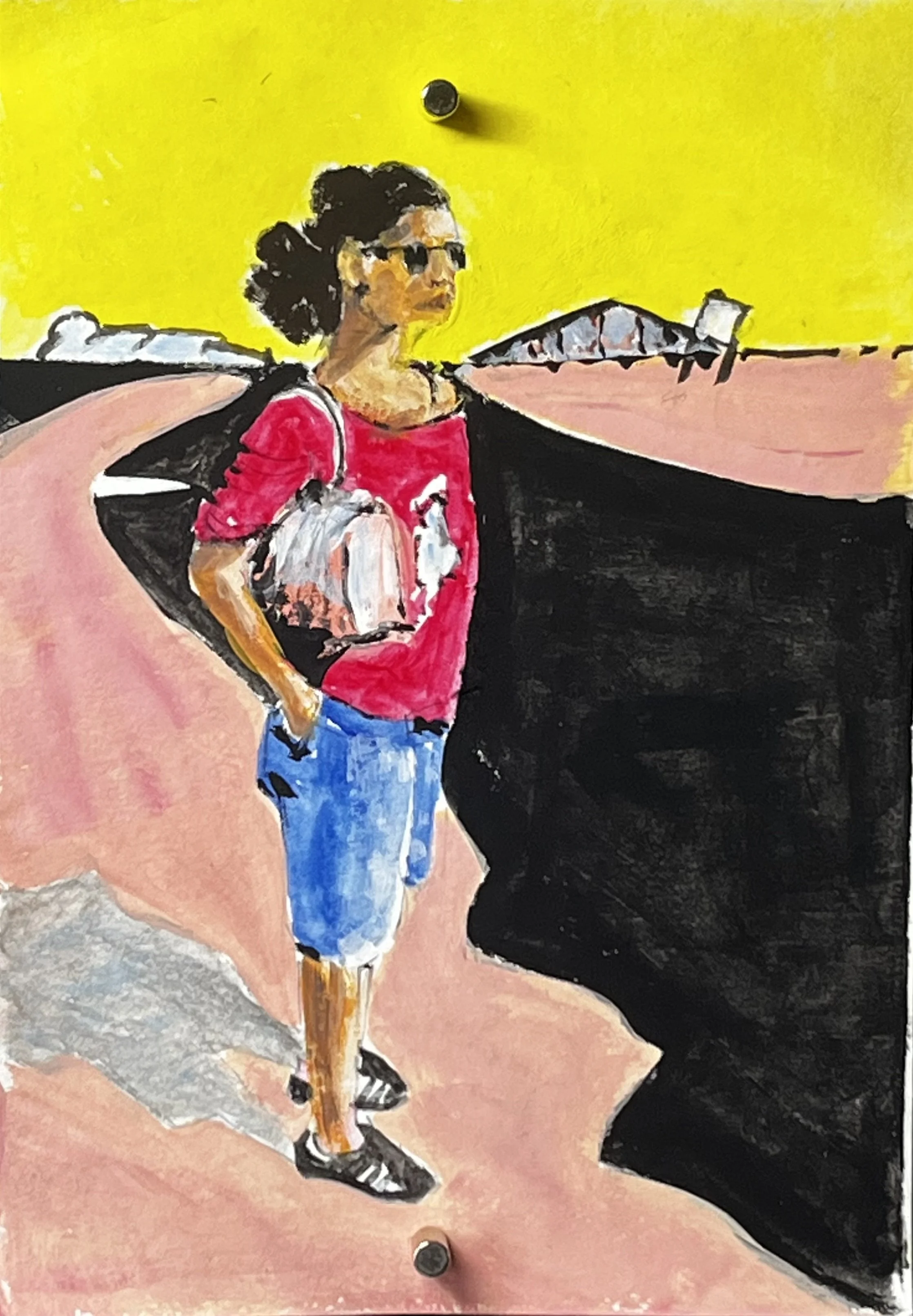 Epiphanie, gouache '25  / 15x20cm