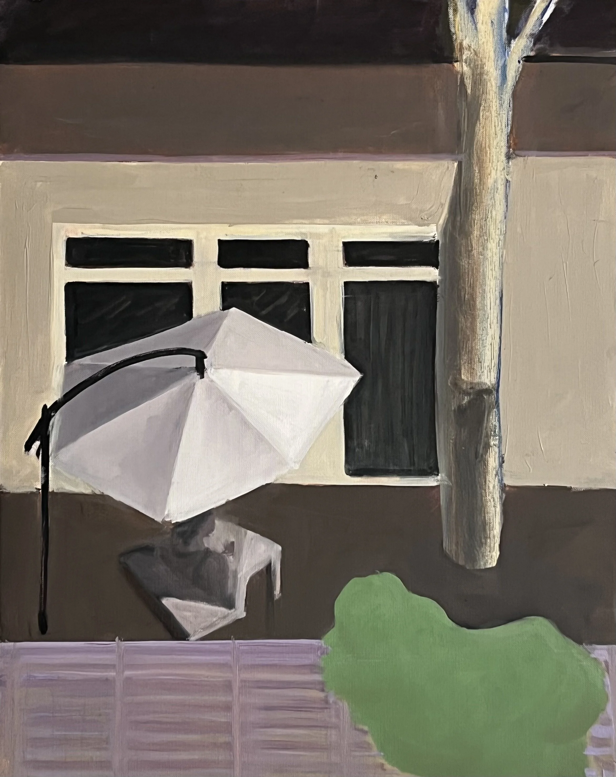 The other side / oil on paper, 43-36cm