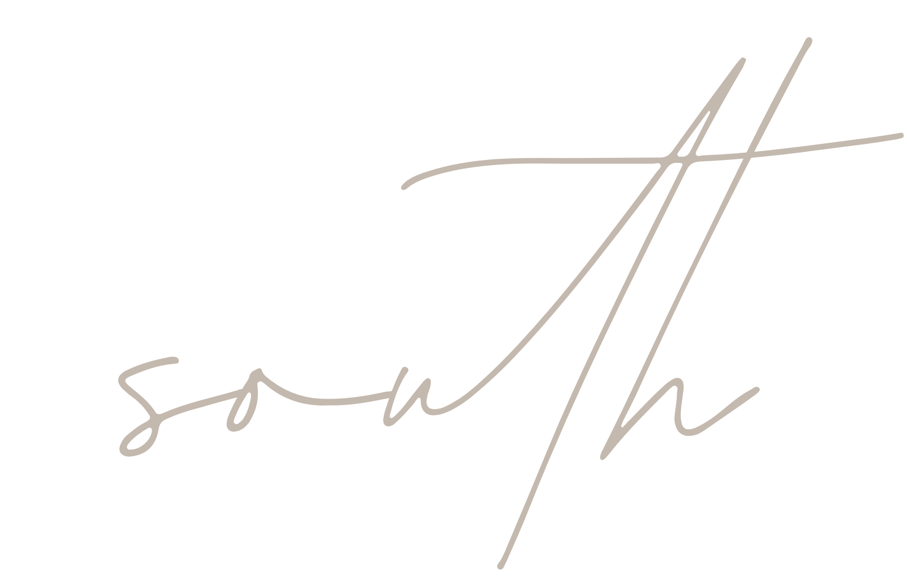 south ga png script font