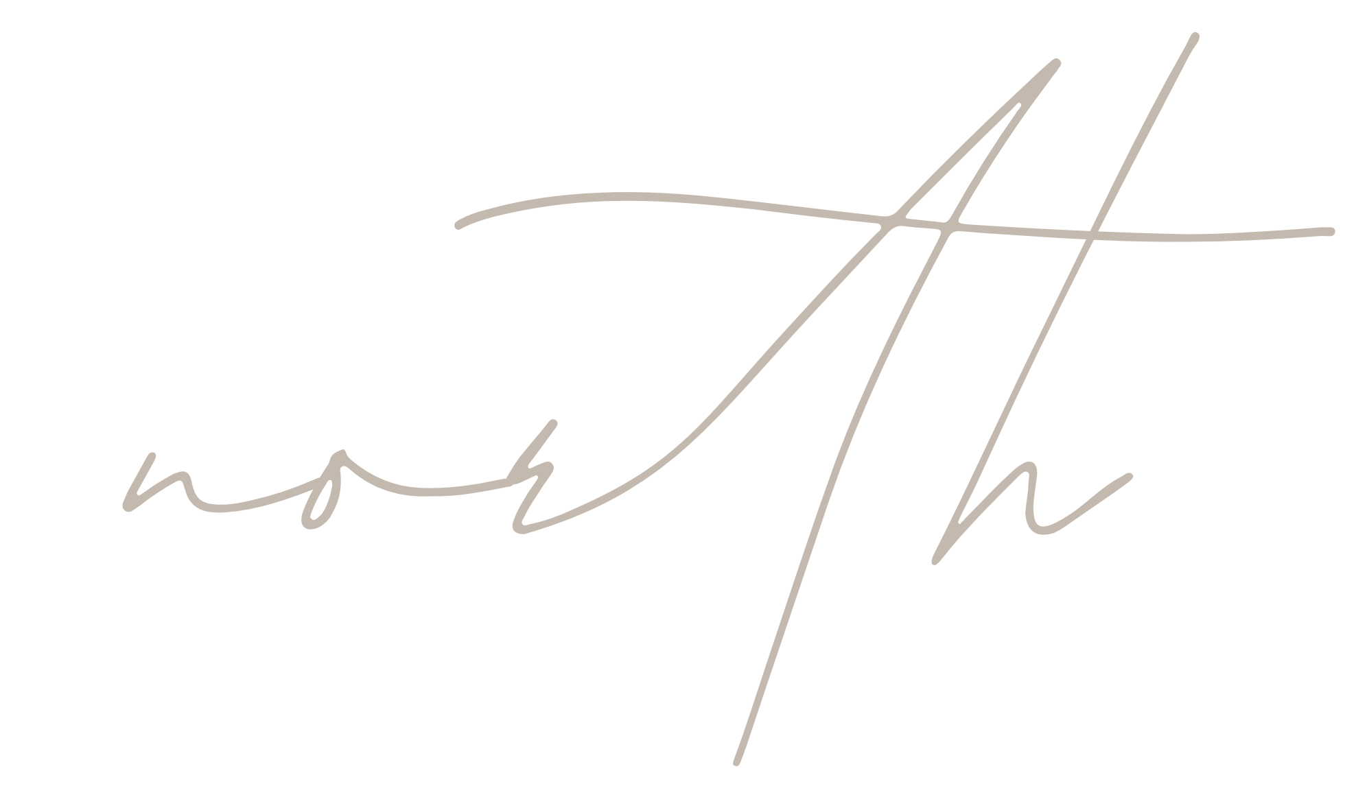 north ga png script font