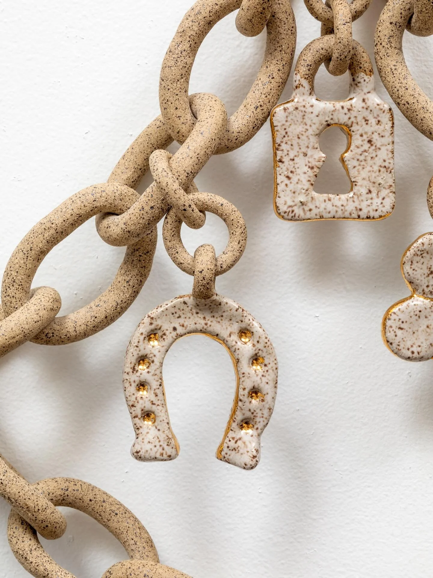 I am so excited to share my new work, created for Detroit Month of Design! It&rsquo;s been a while since I&rsquo;ve made space to create and play in the studio; throwing function to the wind.  This series reimagines the iconic charm bracelet- a piece