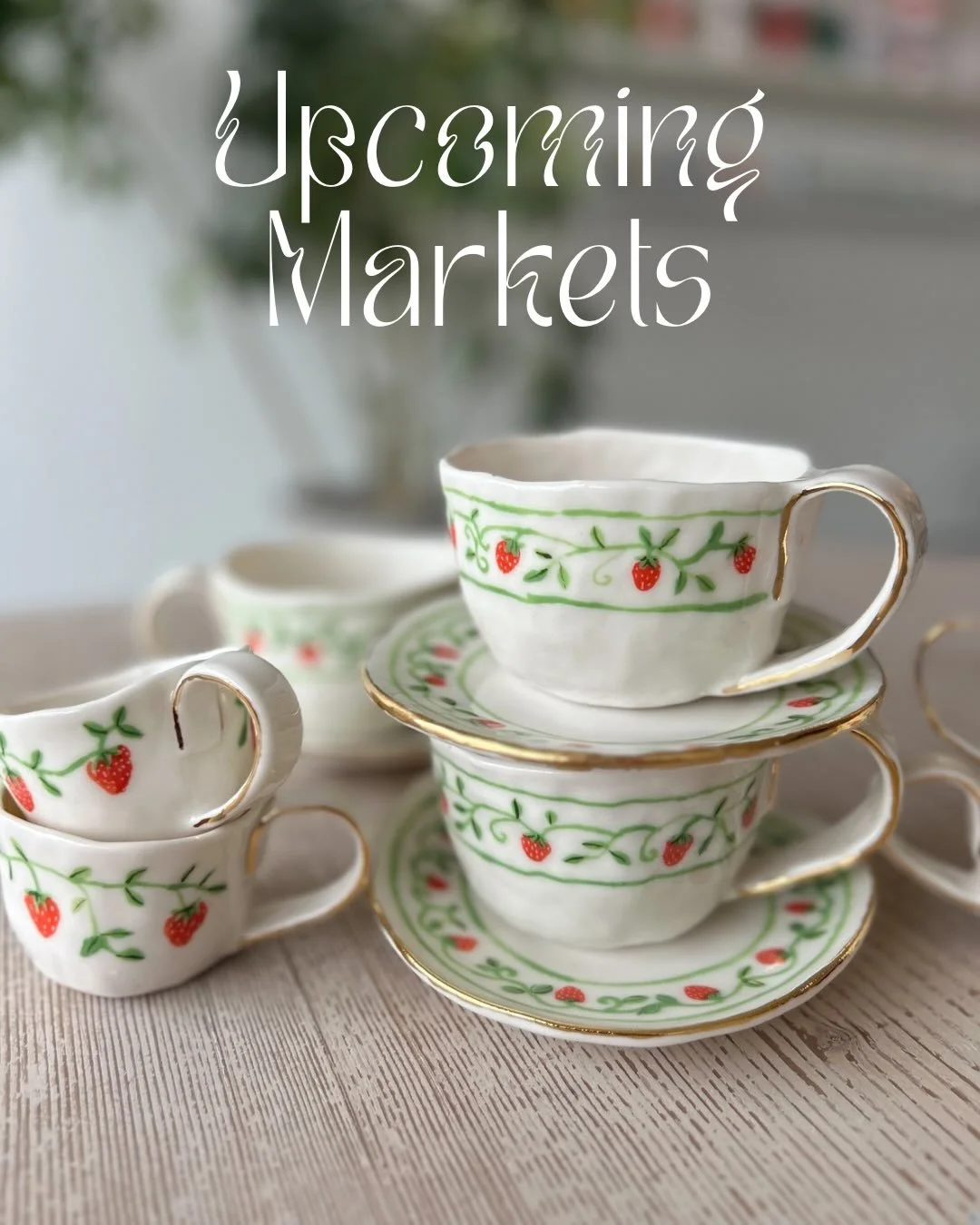 Busy season busy me&mdash;- if you wanna shop new Porcelinen- you can make an appt anytime at my Hamtramck studio or come to one or ALL of these fantastic upcoming fairs!!