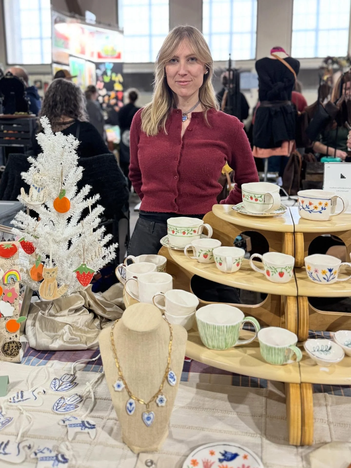 Here at Masonic Temple with my offspring until 7pm today and 11-7pm tomorrow! with @detroiturbancraftfair for their 20th anniversary market!!!