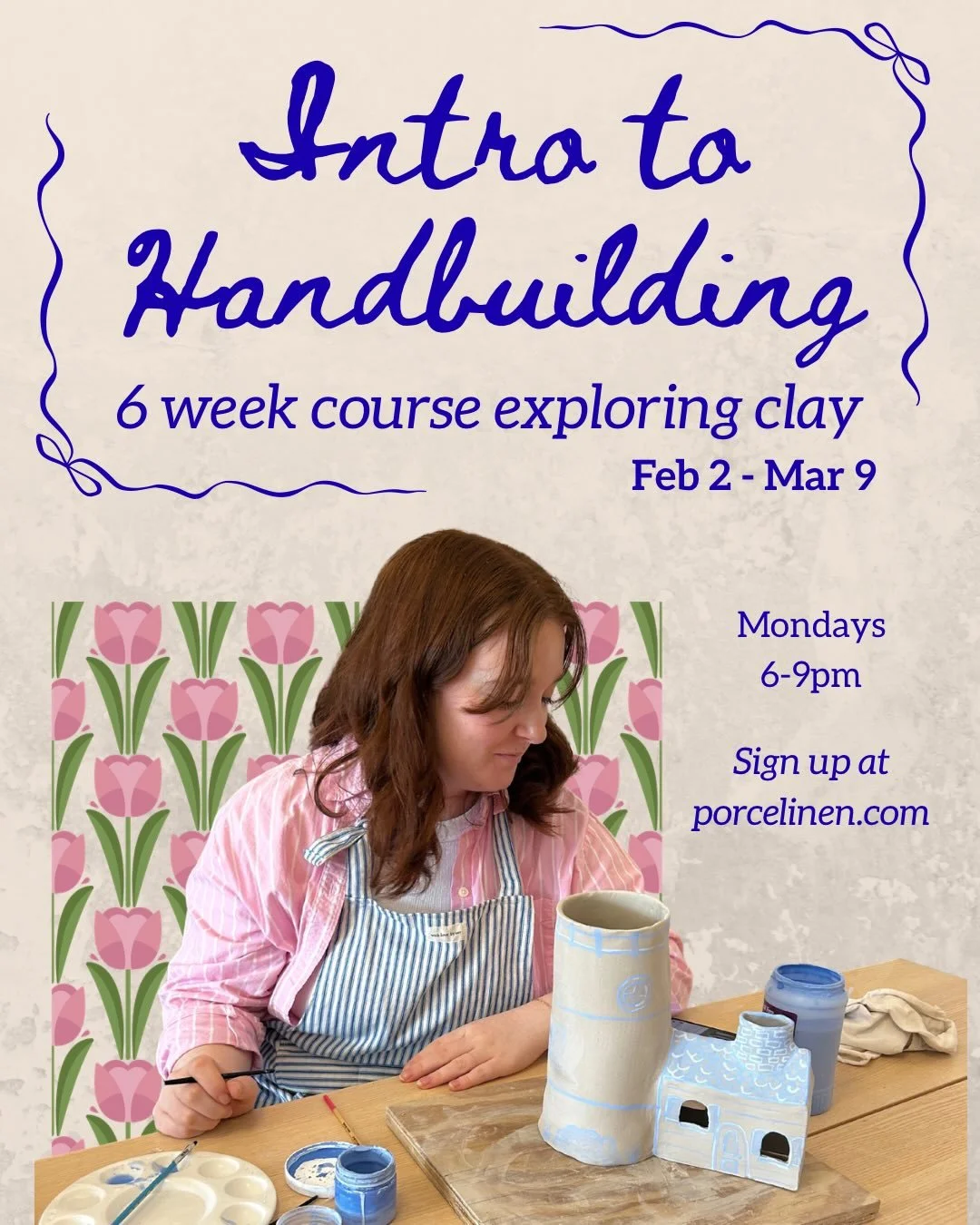 𝙅𝙖𝙣𝙪𝙖𝙧𝙮&rsquo;𝙨 𝙄𝙣𝙩𝙧𝙤 𝙘𝙡𝙖𝙨𝙨 𝙞𝙨 𝙁𝙐𝙇𝙇.  But you can now join February&rsquo;s 6-week class, 𝐈𝐧𝐭𝐫𝐨 𝐭𝐨 𝐇𝐚𝐧𝐝𝐛𝐮𝐢𝐥𝐝𝐢𝐧𝐠. Beginners welcome. Come explore the endless possibilities of working with clay that extend bey