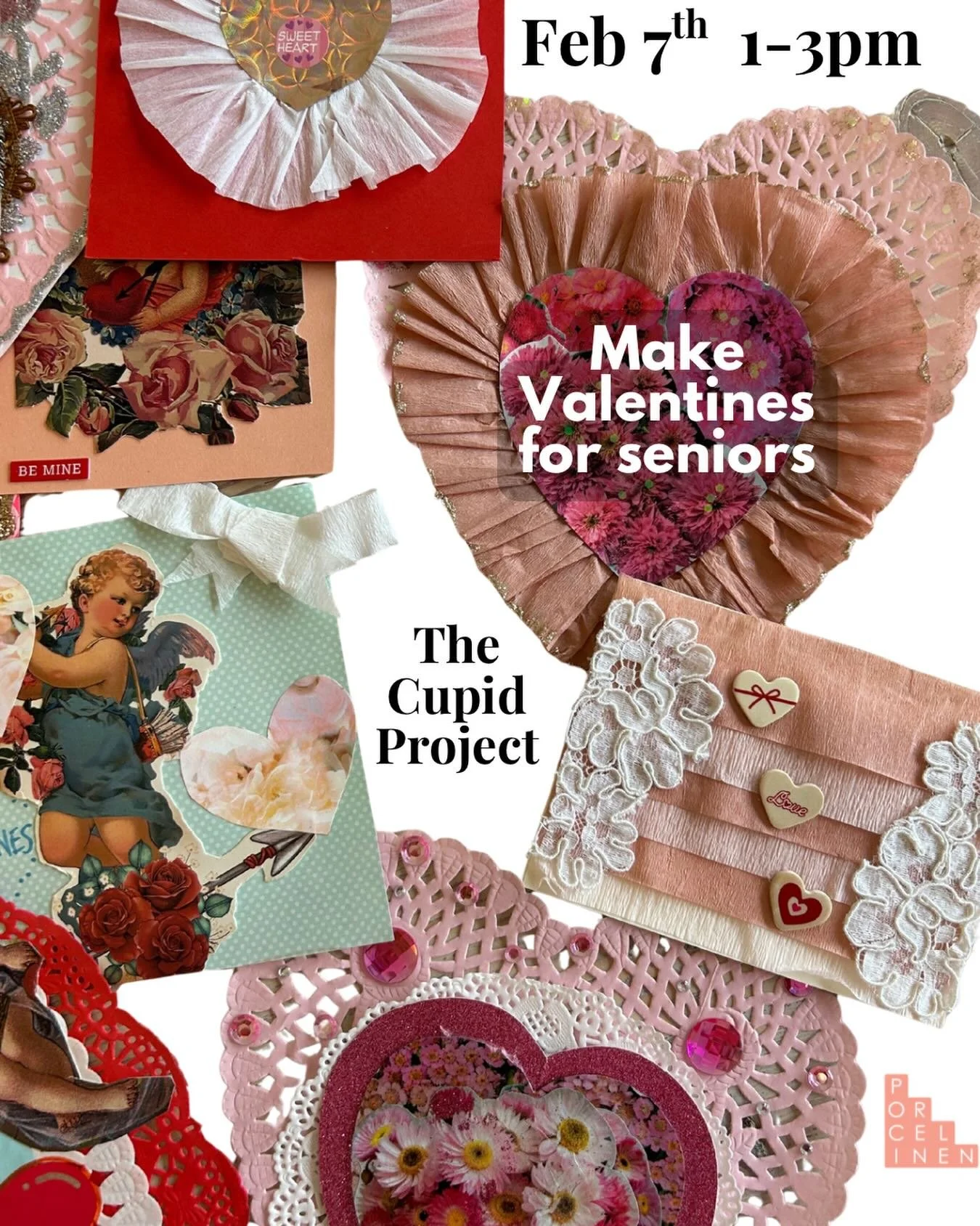 Year two of @thecupidproject 💘 !!
Last year we made so many beautiful Valentines and had even more fun delivering them to a local senior living facility.
I&rsquo;ll have some paper materials, scissors, and glue sticks on hand. But please bring more 