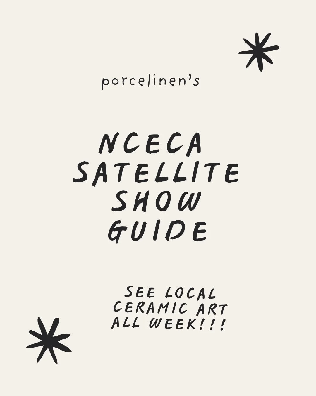 As you might&rsquo;ve heard, NCECA (called &ldquo;en-see-ka&rdquo;) is happening this week downtown. It&rsquo;s a national ceramics conference and every gallery is buzzing with cool clay exhibits to entertain and enlighten the 3,000 attendees that wi