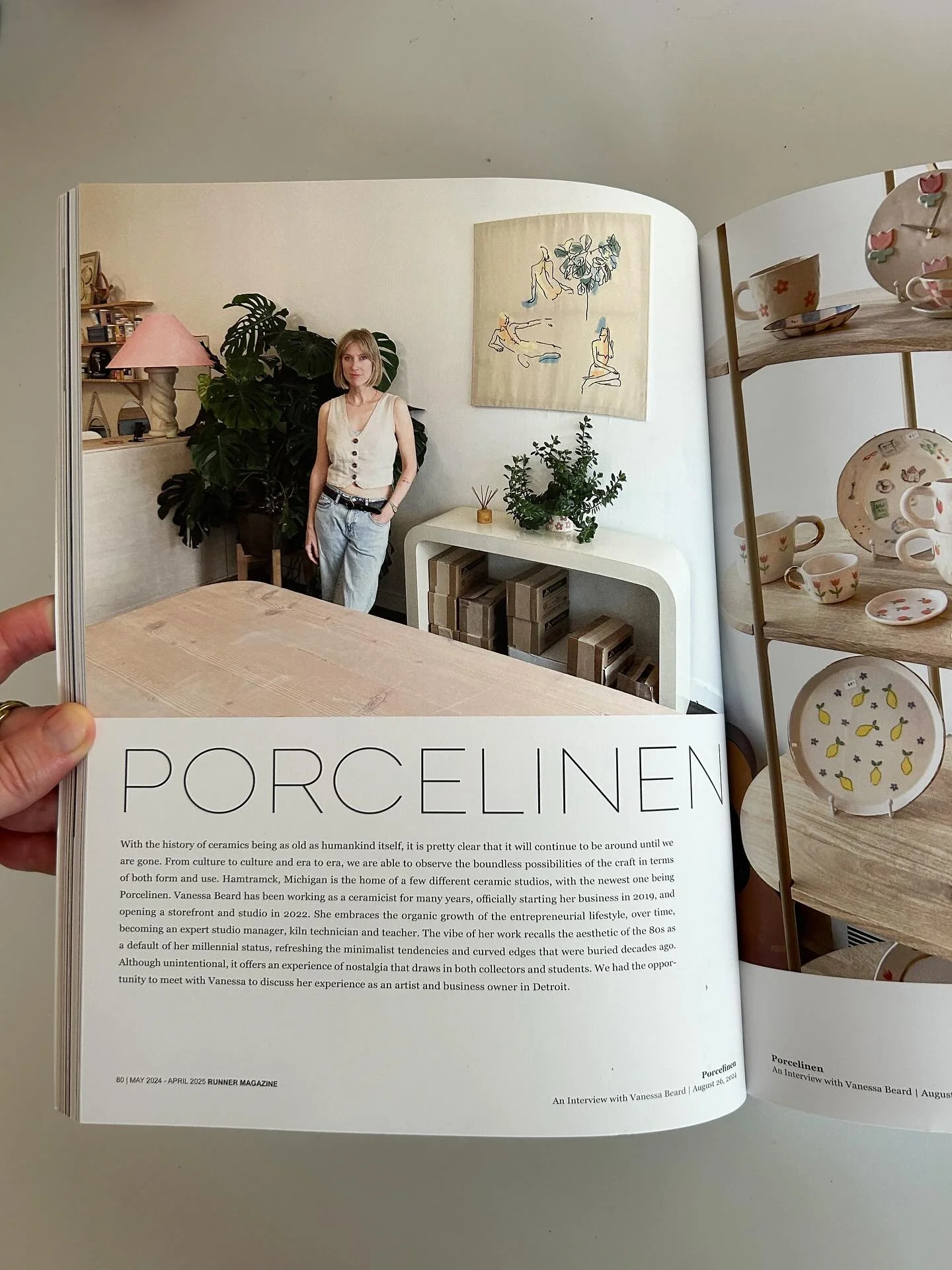 Make sure you grab a copy of the newly released , limited print, @runner.mag !!! Editor and founder Ashley Cook visited my studio and interviewed me about my business and history as an artist doing it all to make ends meet. I have always dreamed of b