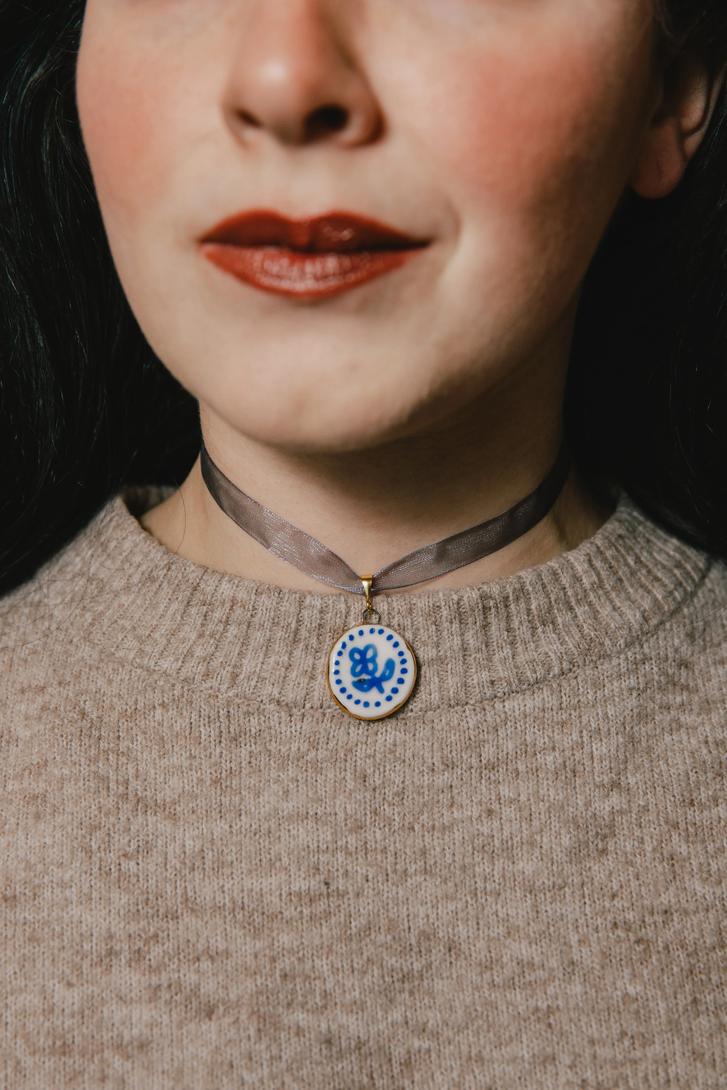 Forget-Me-Not Choker