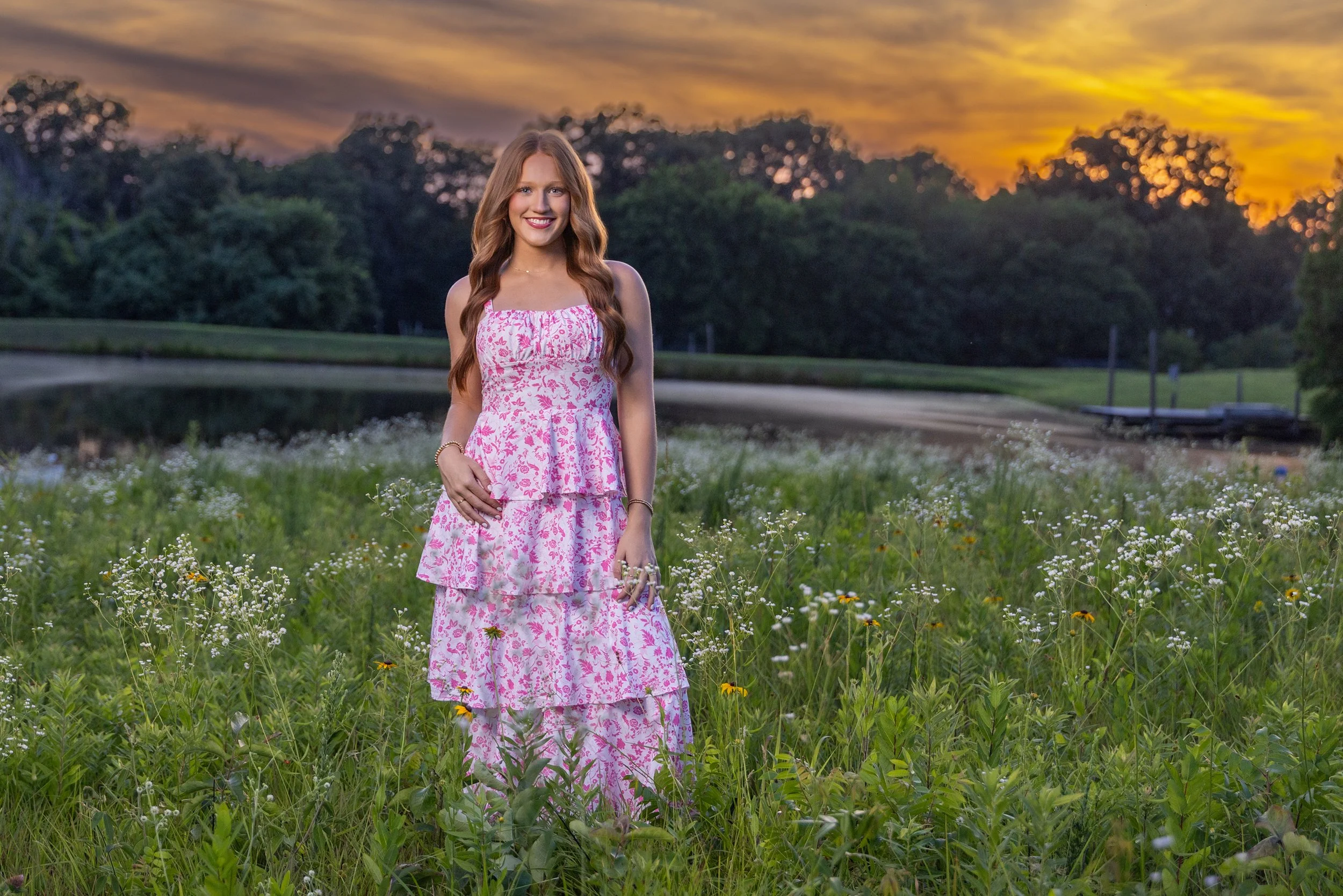 field/flowers/senior/Cara Hill Photography