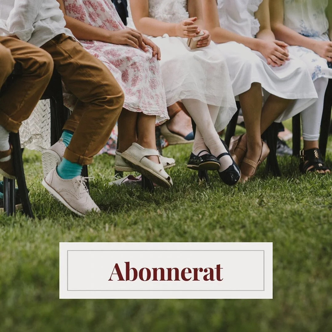 ~Abonnerat för bröllop~
Idag är det Amanda & Jimmys dag - så idag håller vi stängt! Men, @magasin.la.boite har öppet som vanligt & där kan ni hitta en kaffe & bulle från oss för den so