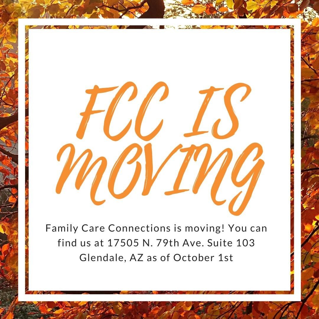 Hello FCC Family, ⁠
⁠
Fall is upon us as the leaves change...I mean as the weather cools down...I mean as we move toward double digits, we HOPE! FCC is moving down the street from our current location. If you plan on visiting us to drop off any docum