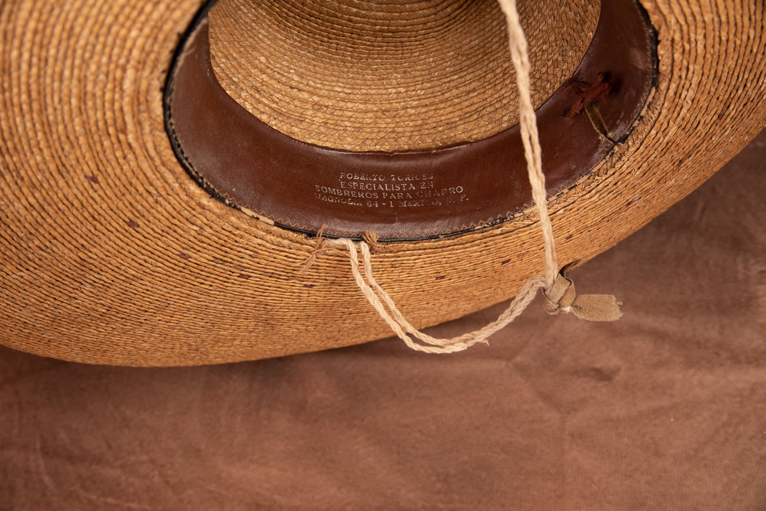 Casa Torices Charro Hat w/ Dark Green Rope & Tassels — Old West Collector