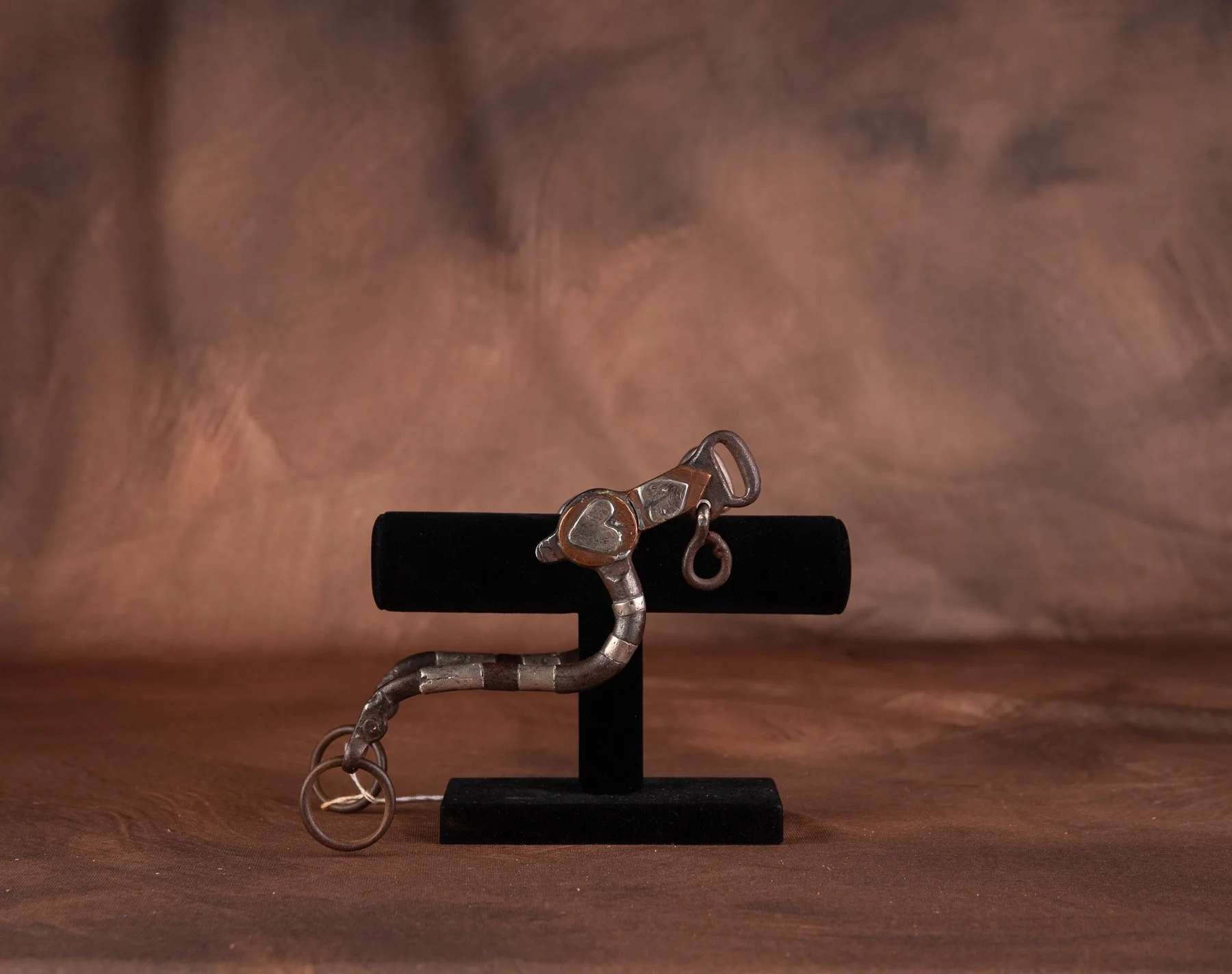 Vintage U.S. Cavalry Bit Silver & Copper Mounted — Old West Collector