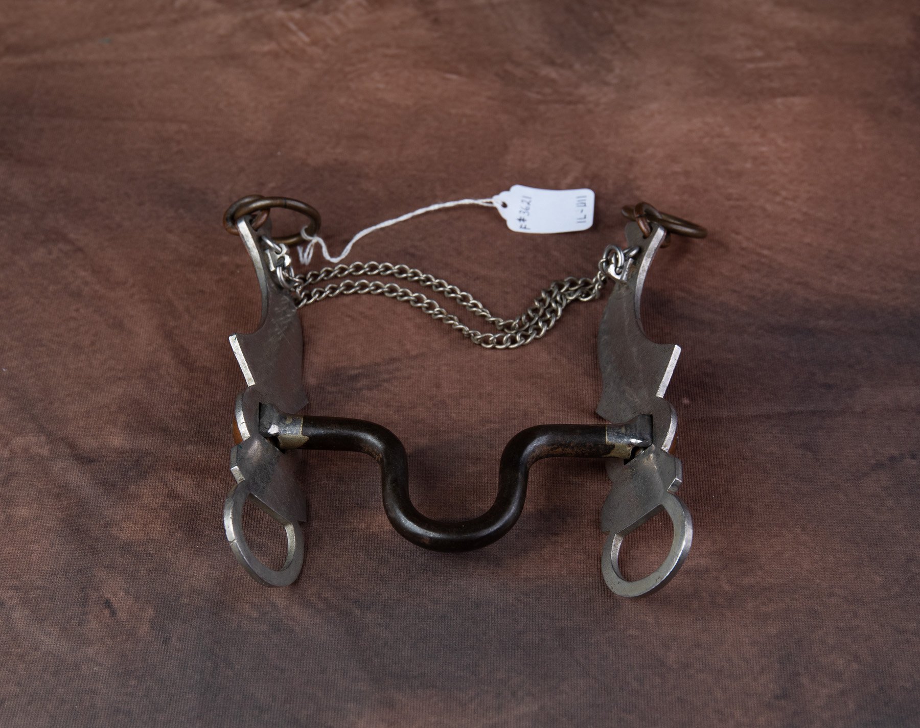 Old Miniature American Bit w/ Headstall F#3807 — Old West Collector