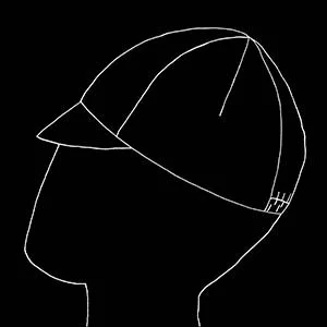 'CYO' plain organic cotton cycle cap