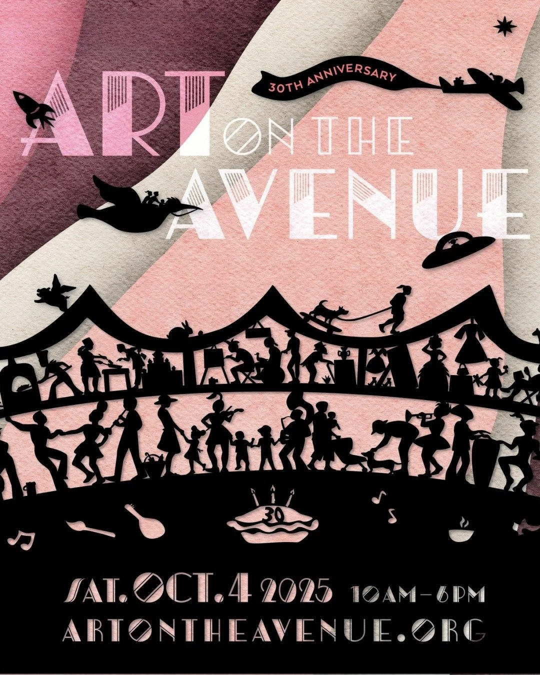 TODAY IS THE DAY! 🎉 Swipe for your virtual Art on the Avenue program, including the festival map, music schedule, food, kids' activities, film schedule, artist demonstrations, and more.  Visit artontheavenue.org for the full artist listing! 
The 30