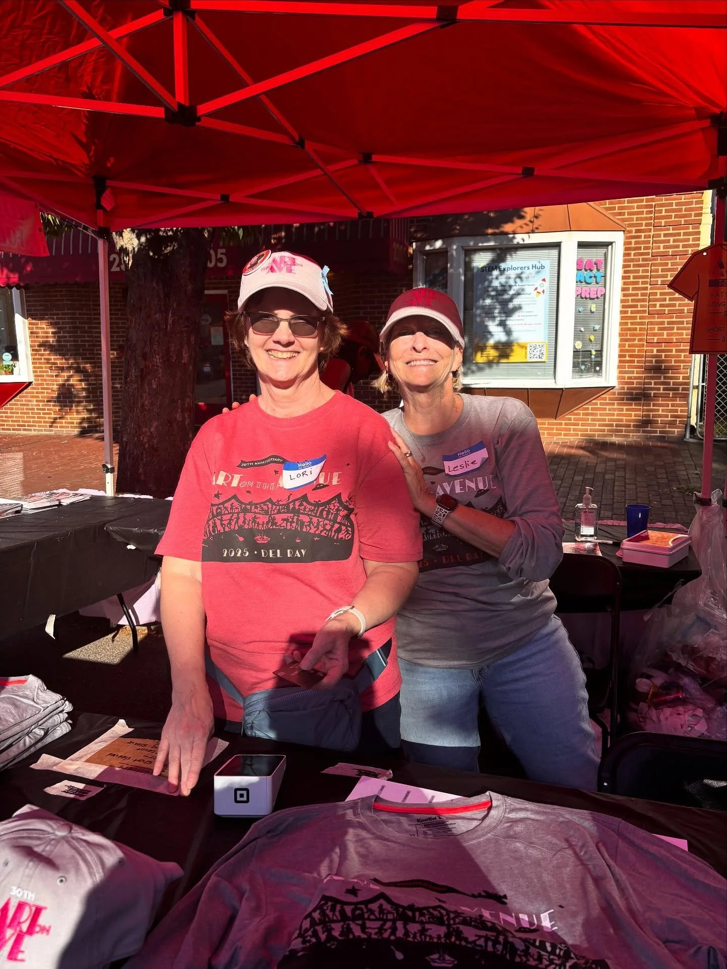 30th Anniversary t-shirts and hats are almost sold out!  Come visit Leslie & Lori at the Festival Store on the 2300 block of Mount Vernon Avenue! #artontheavenue