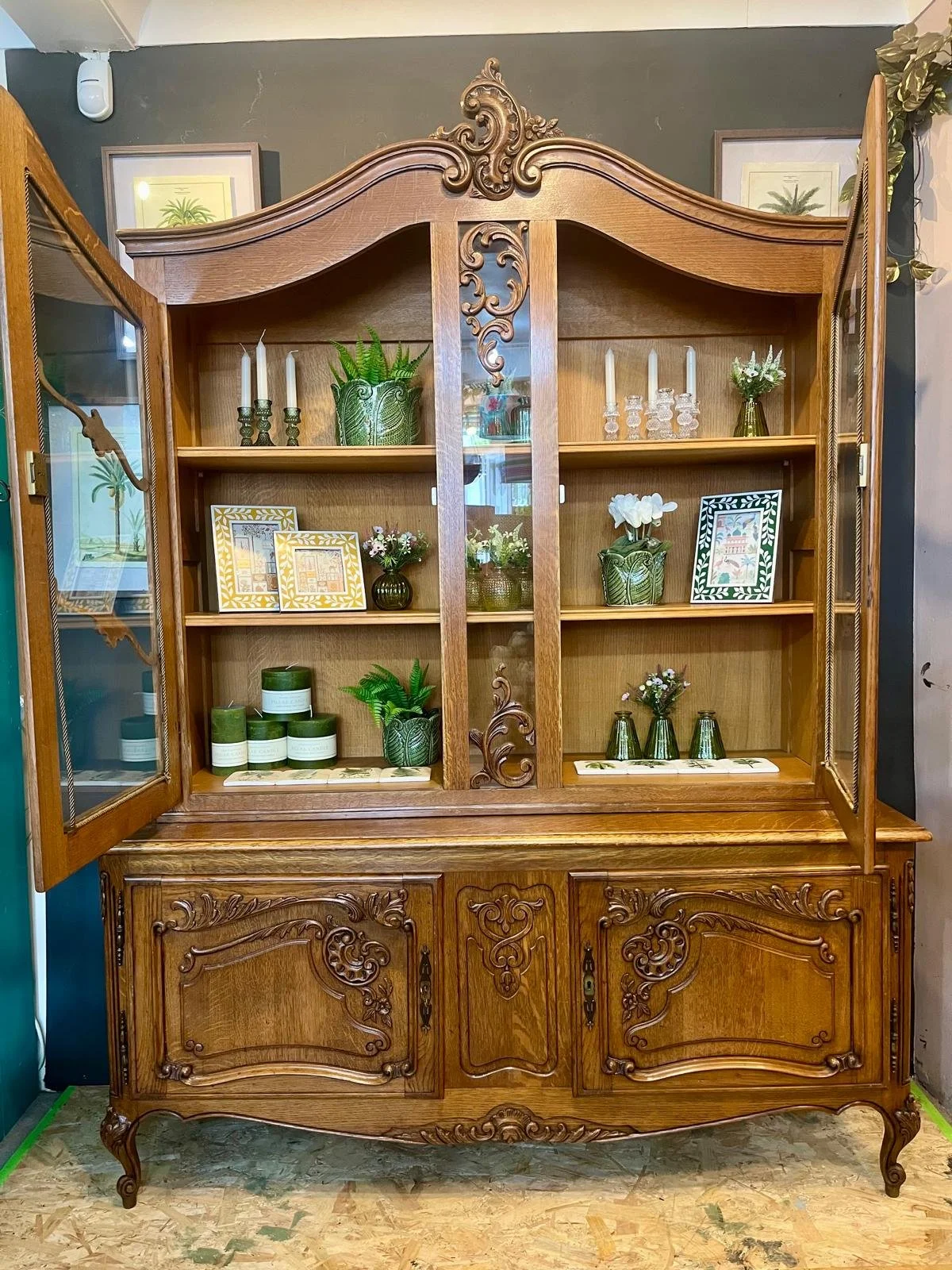 French Vitrine Cabinet