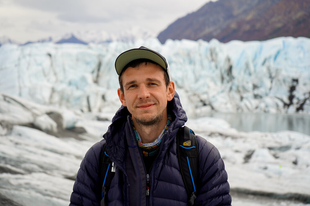 Damian on Matanuska Glacier