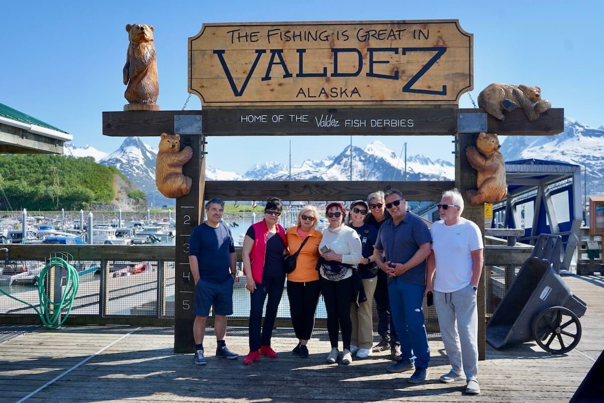 One of our groups in Valdez