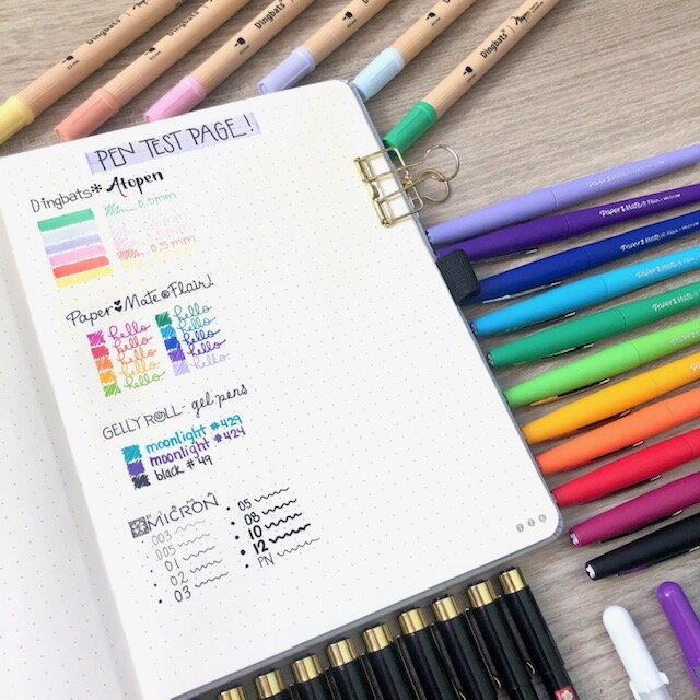 12 Best Pens for Bullet Journal That Don't Bleed (2023 Review)