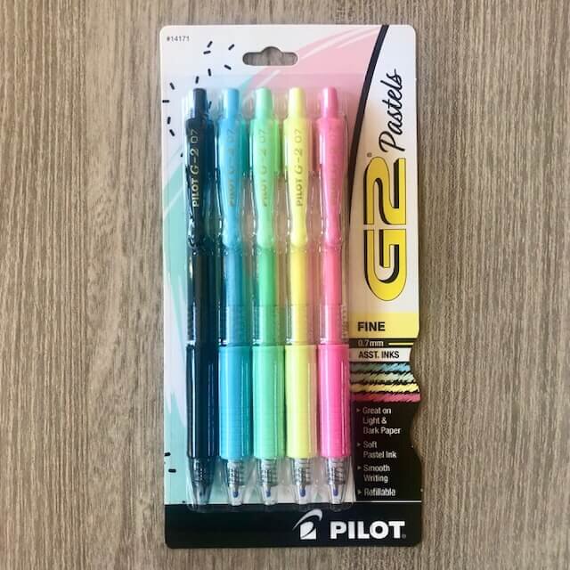 G2 Pastel Gel Pen Set