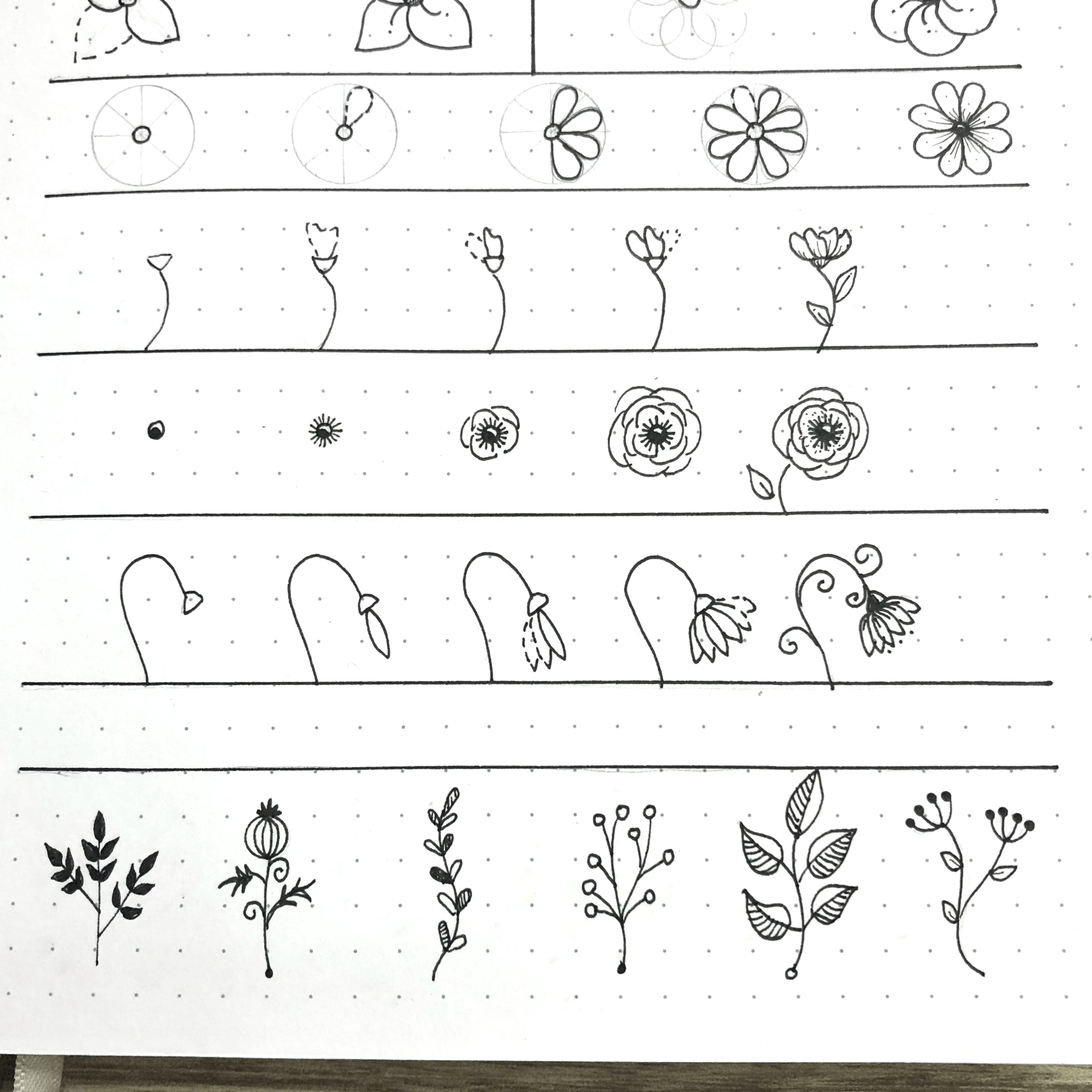 How To Draw Flower Doodle