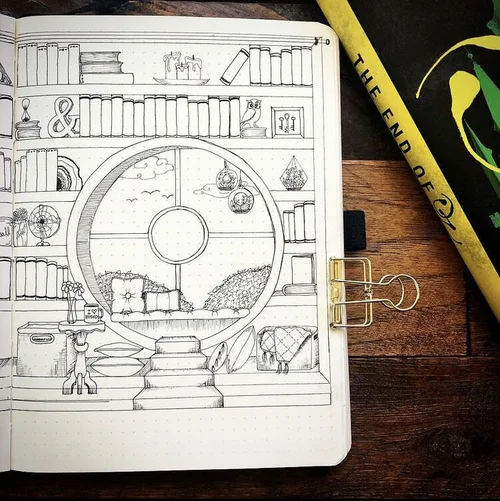 5 Different Ways to Use a Bullet Journal Bookshelf — Joyful Journaler
