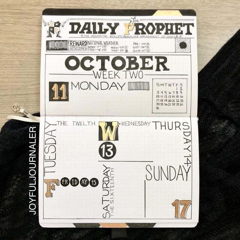 Harry-Potter-Weekly-Spread-Daily-Prophet