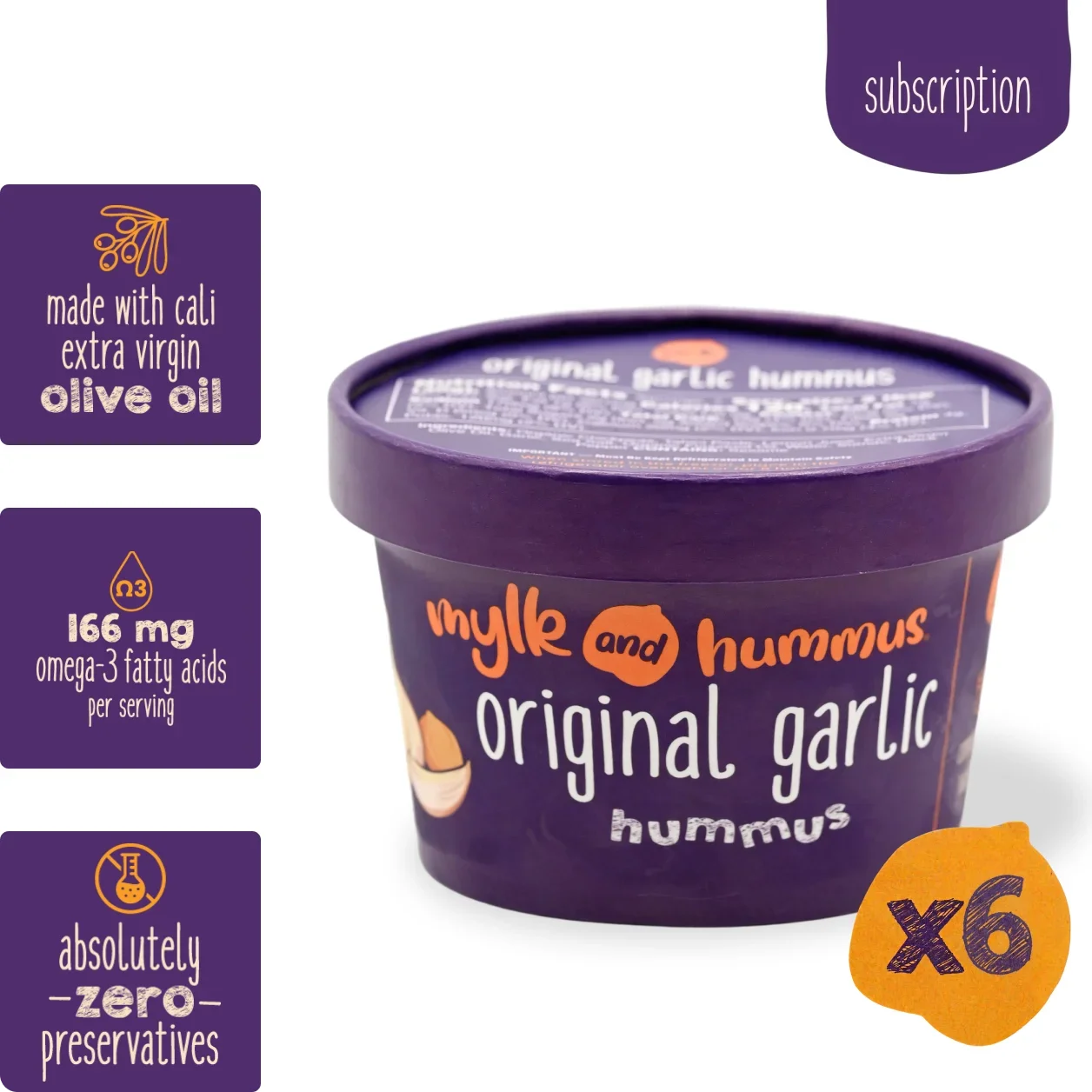 Original Garlic Hummus 1