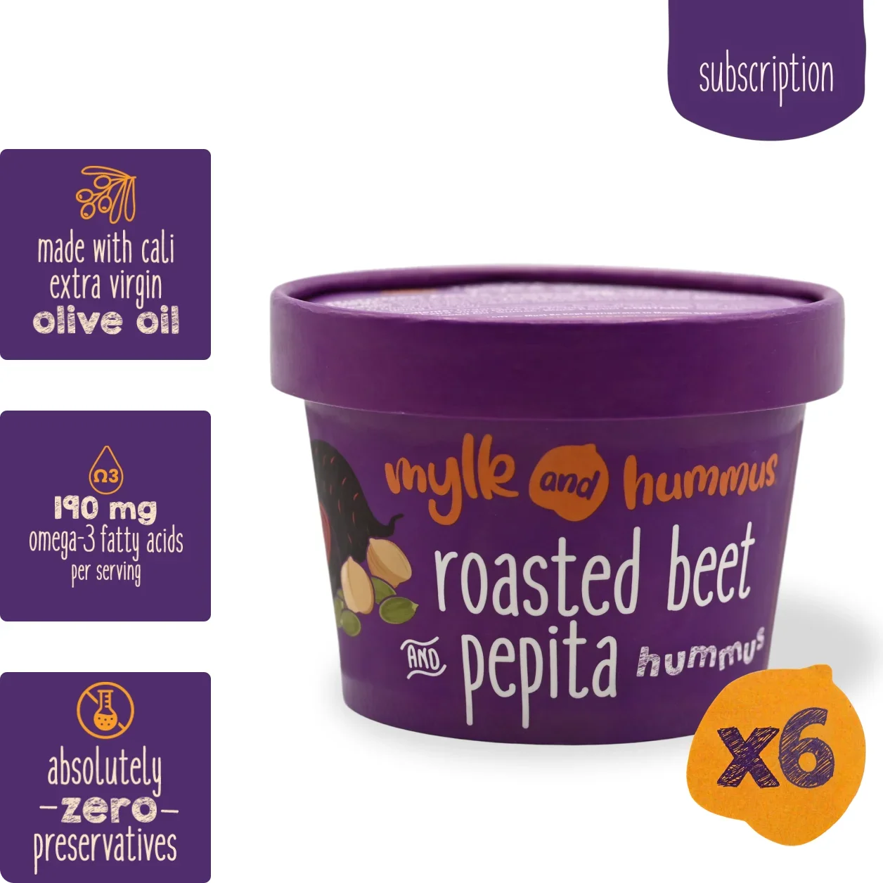 Roasted beet & pepita Hummus 1