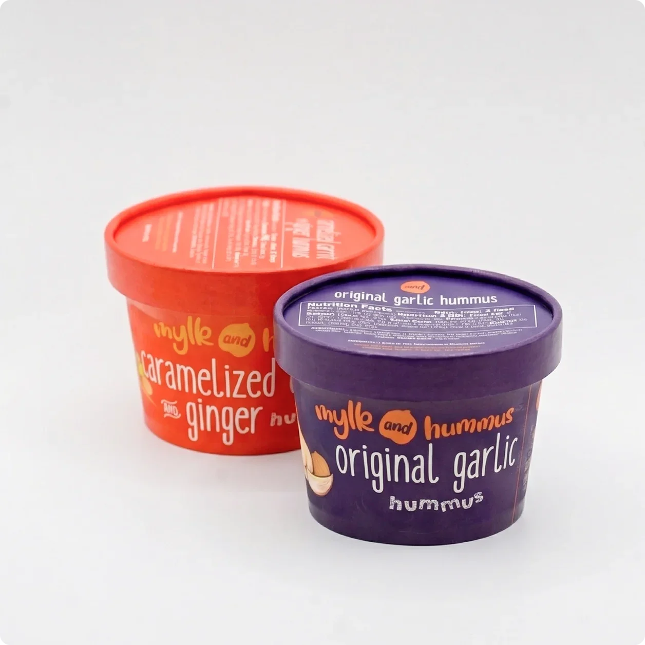 Carmelizd carrot & ginger + OG Garlic hummus 2.webp