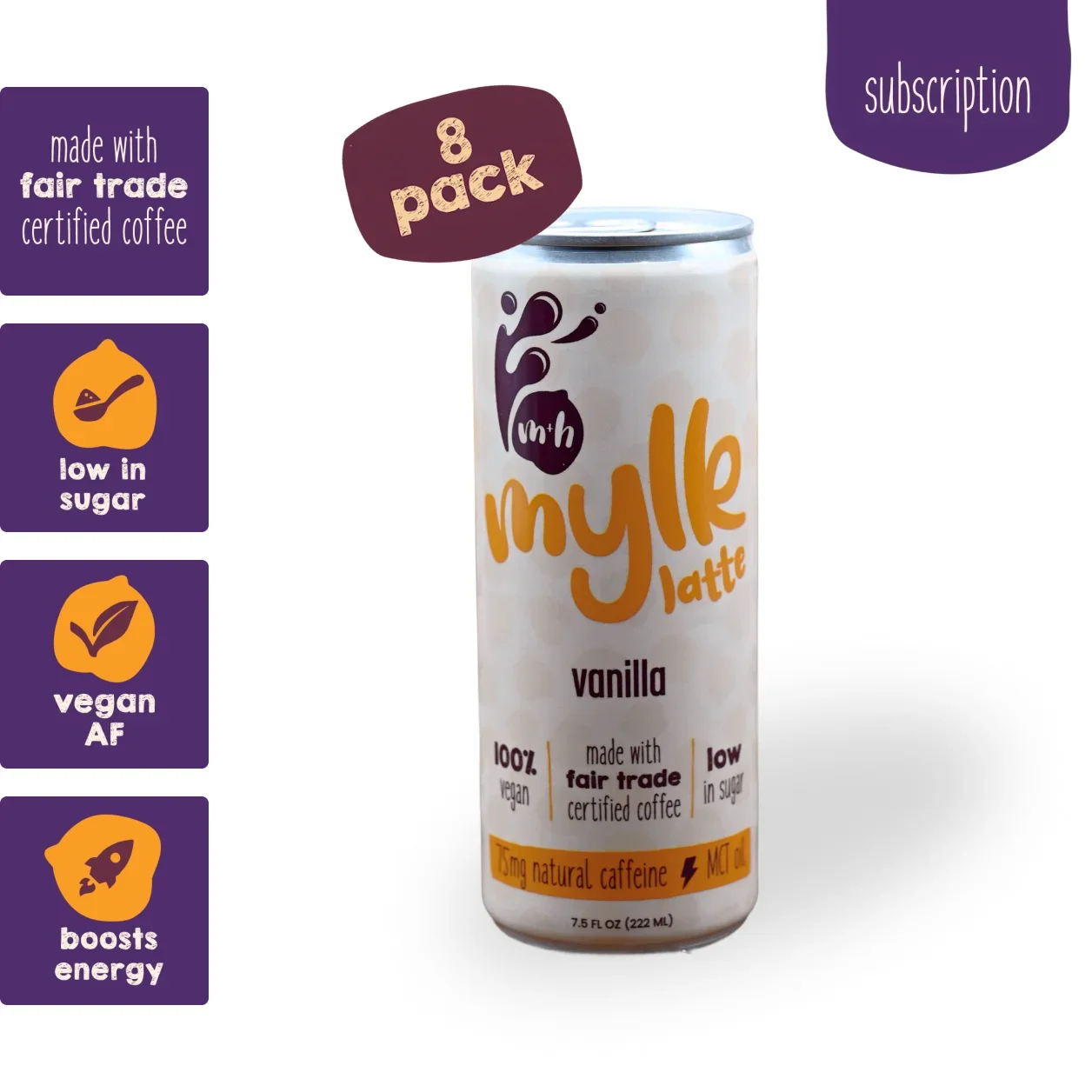 Vanilla Mylk Latte 8-Pack - Biweekly Subscription