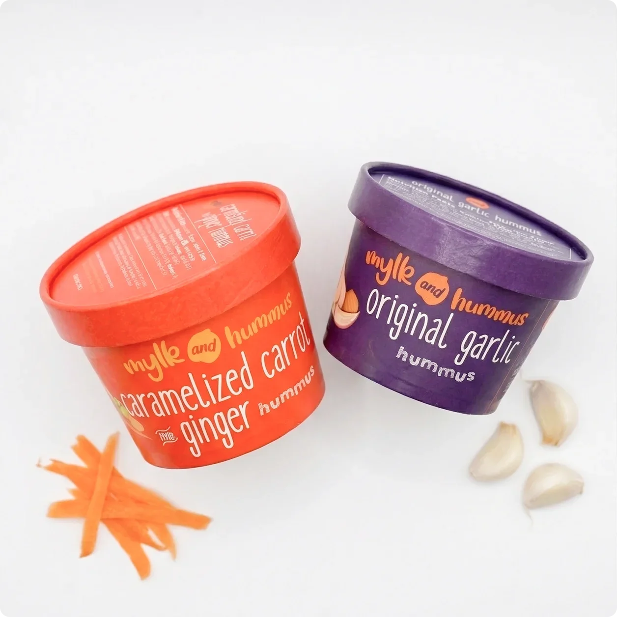 Carmelizd carrot & ginger + OG Garlic hummus 5.webp