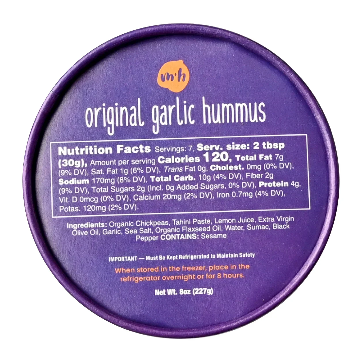 Original Garlic Hummus 7