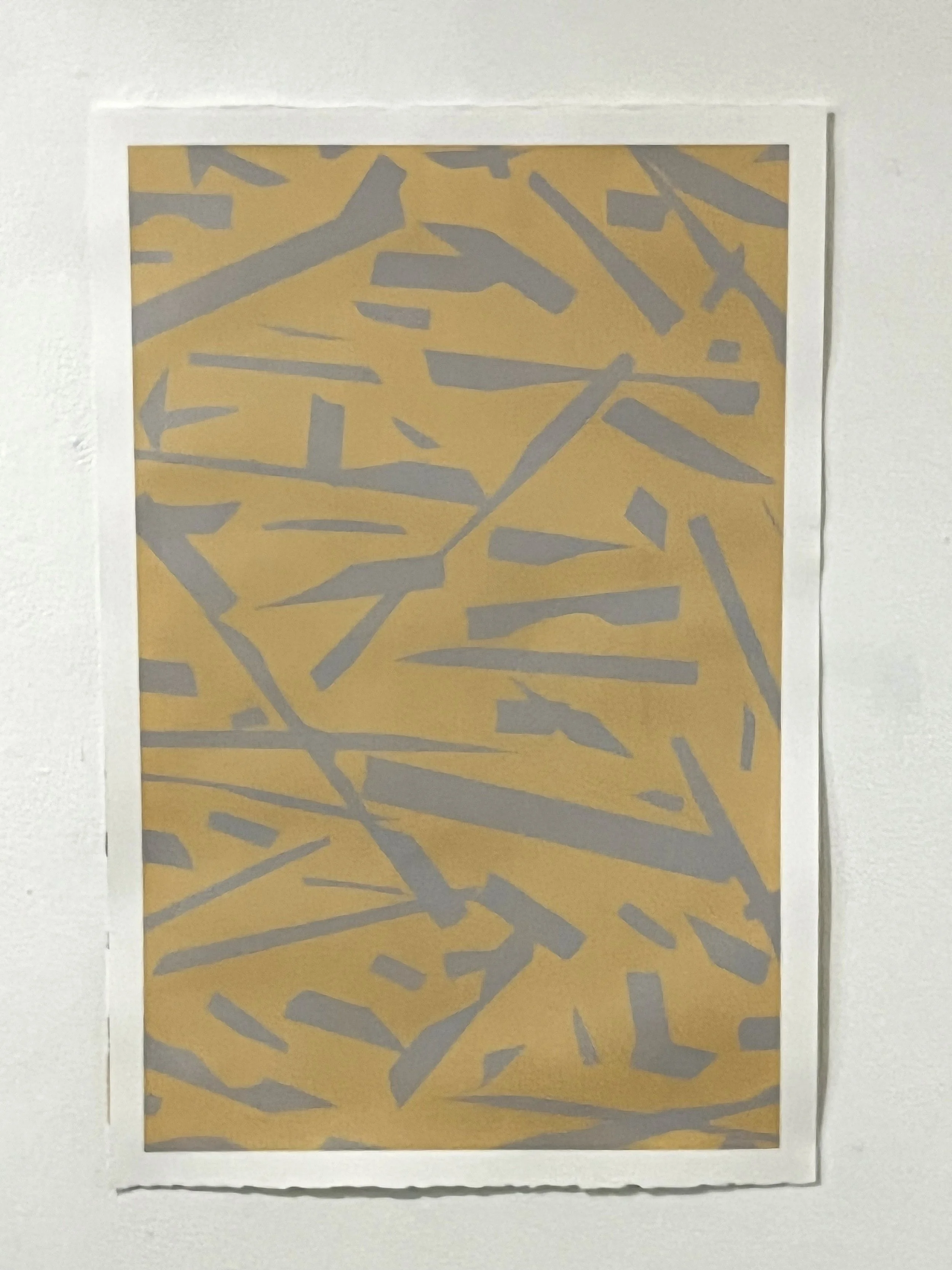 UNTITLED (abstract) #123 2023, acrylic on paper, 59 x 42cm