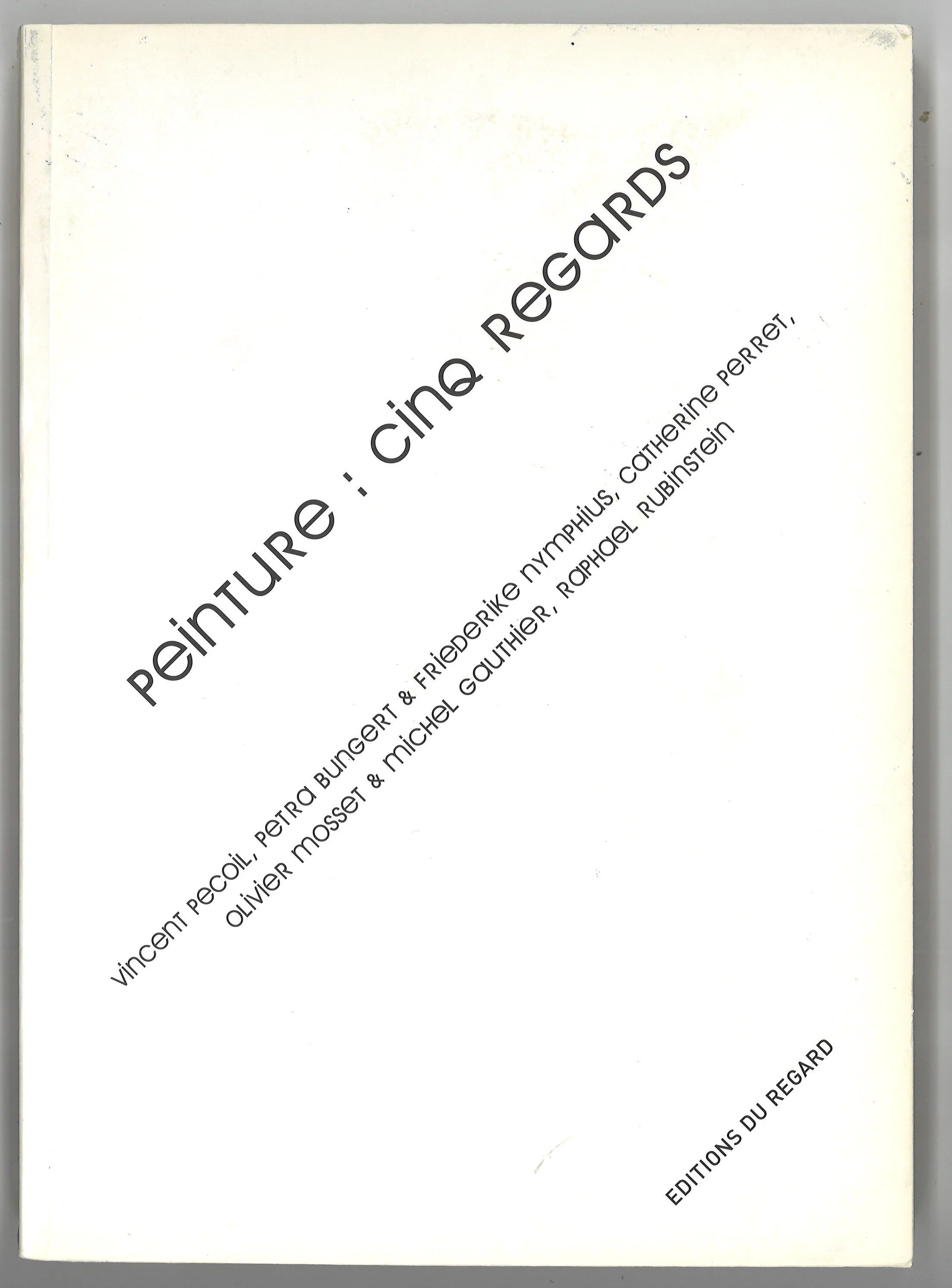 PEINTURE CINQ REGARDS - MINIMAL POP 2005