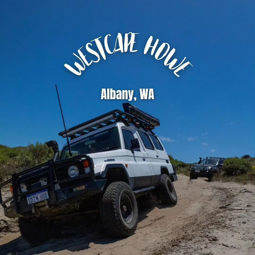 Westcape Howe (Albany WA) was just the spot for the day. 
Starting at the Albany wind farm we followed the coastal 4wd track where there were wheel lifts angles and MUD. 
Then we went down to Muttonbird for a spot of lunch. 
From there we continued o