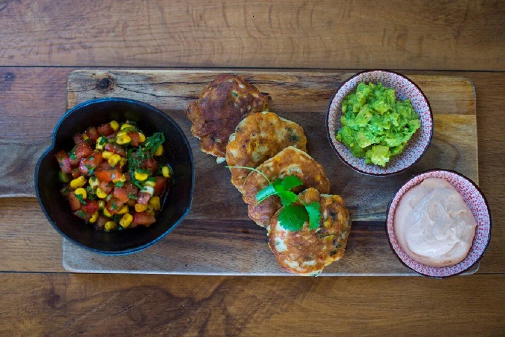 NZ Greenshell mussel fritters