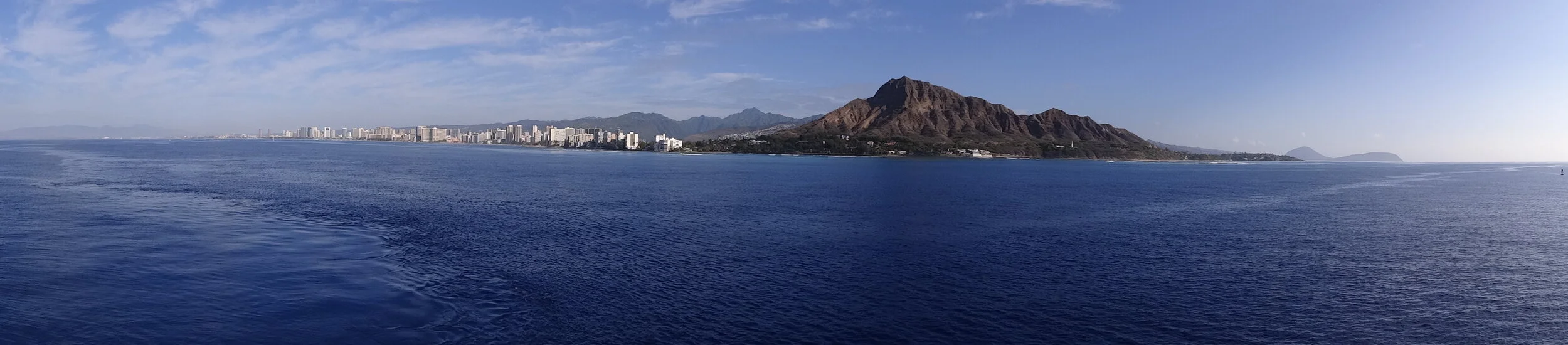 Diamond Head from the outside.  Lucky we live Hawaii!