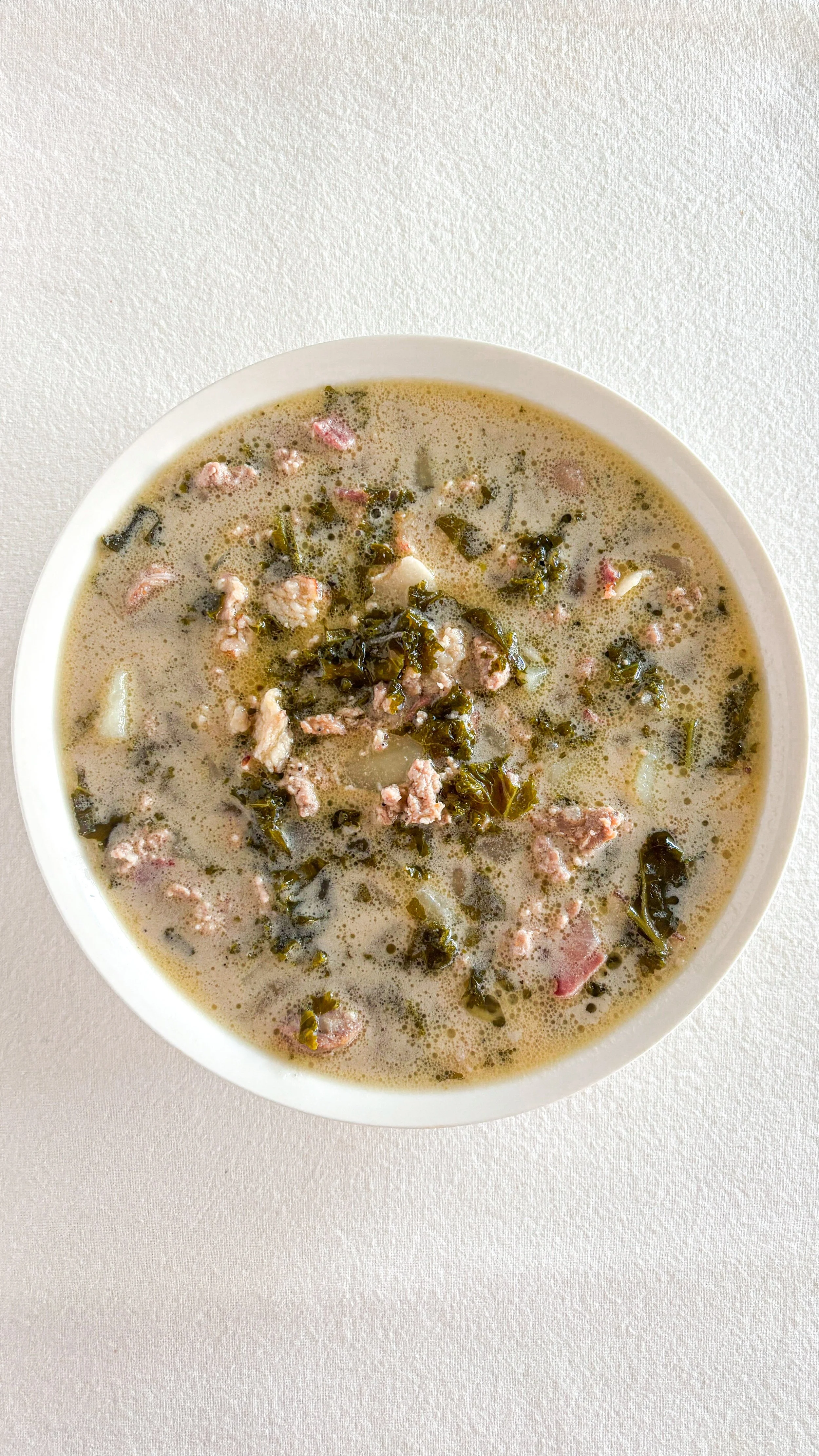 Zuppa toscana (pork toscan soup)
