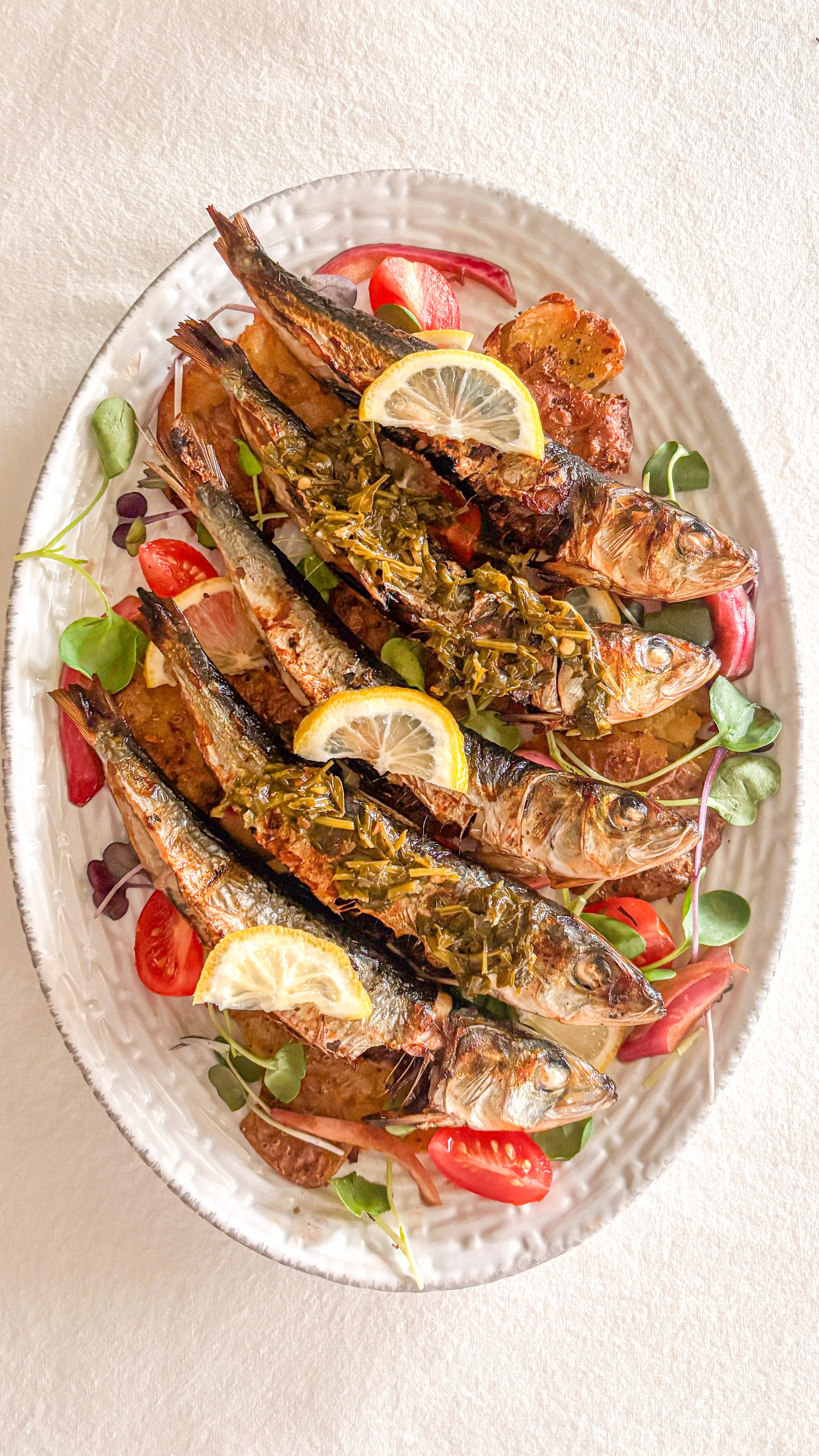 Sardine la gratar (in stil portughez)